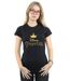 Disney T-shirt en coton avec logo Princess Crown pour femmes/femmes (Noir) - UTBI16134-2