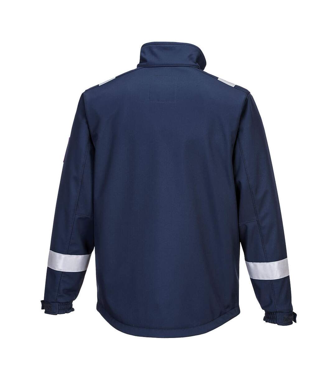 Mens modaflame soft shell jacket navy Portwest