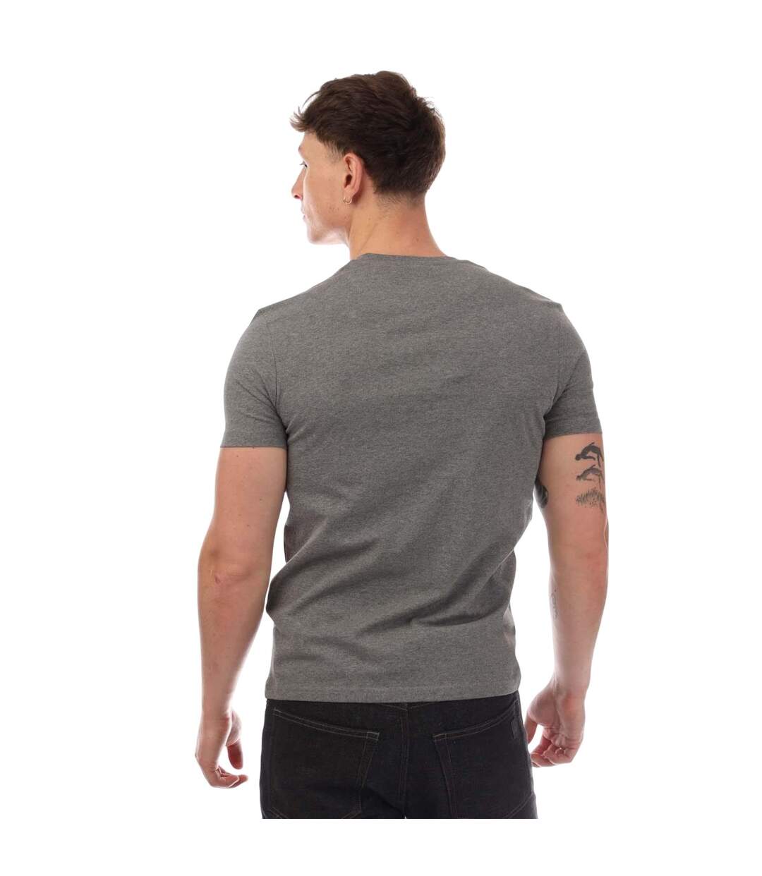 T-shirt Style Uni Homme Gris Foncé Lyle & Scott-3