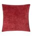 Buxton reversible square cushion cover 50cm x 50cm red Evans Lichfield