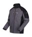 Mens Calderdale Waterproof Jacket Dark Grey Black Regatta-3