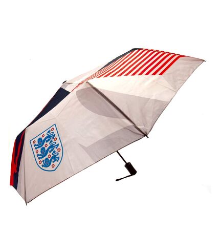 England FA Crest Folding Umbrella (White/Red/Blue) (One Size) - UTTA10157
