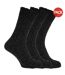 Lot de 3 Chaussettes de botte homme noir Universal Textiles