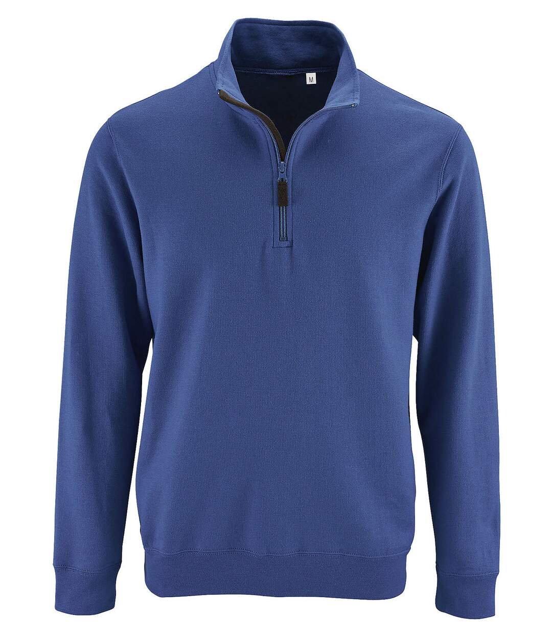 Sweat-shirt col camionneur - 02088 - bleu roi