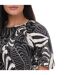 Robe Courte Manches Bouffantes Motif/style Imprimé Faridda Femme Noir Ted Baker-3