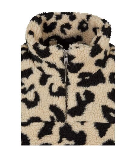 Sweat Motif/style Imprimé Léopard Femme Sable Urban Classics