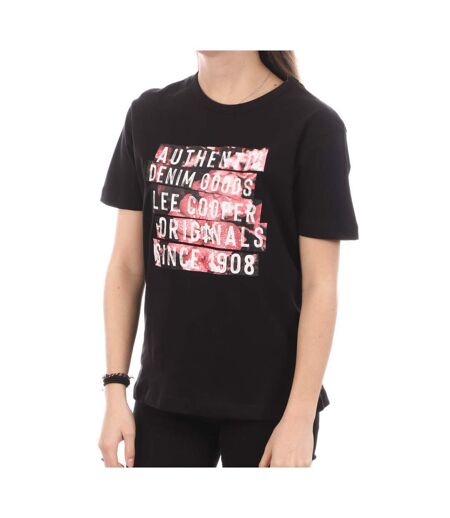 T-shirt Noir Femme Lee Cooper Orali