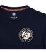 Mens Roland Garro Edition Logo Jersey T-shirt Blue Lacoste-3