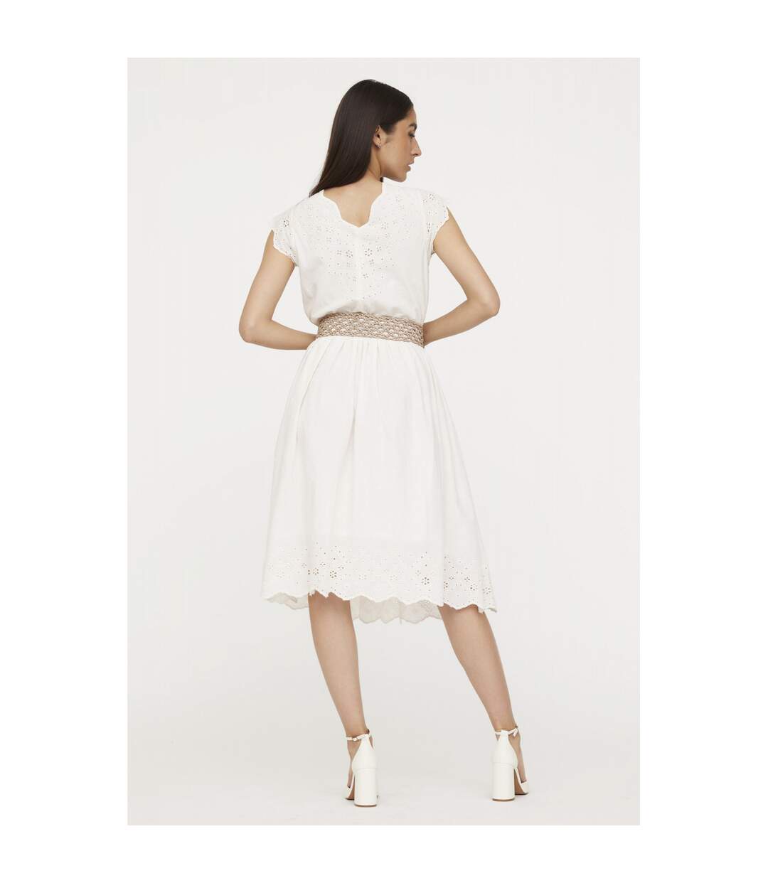 Robe sans manches coton  LYA-4