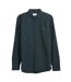 Mens Steen Organic Cotton Slim Shirt Dark Green Farah-1