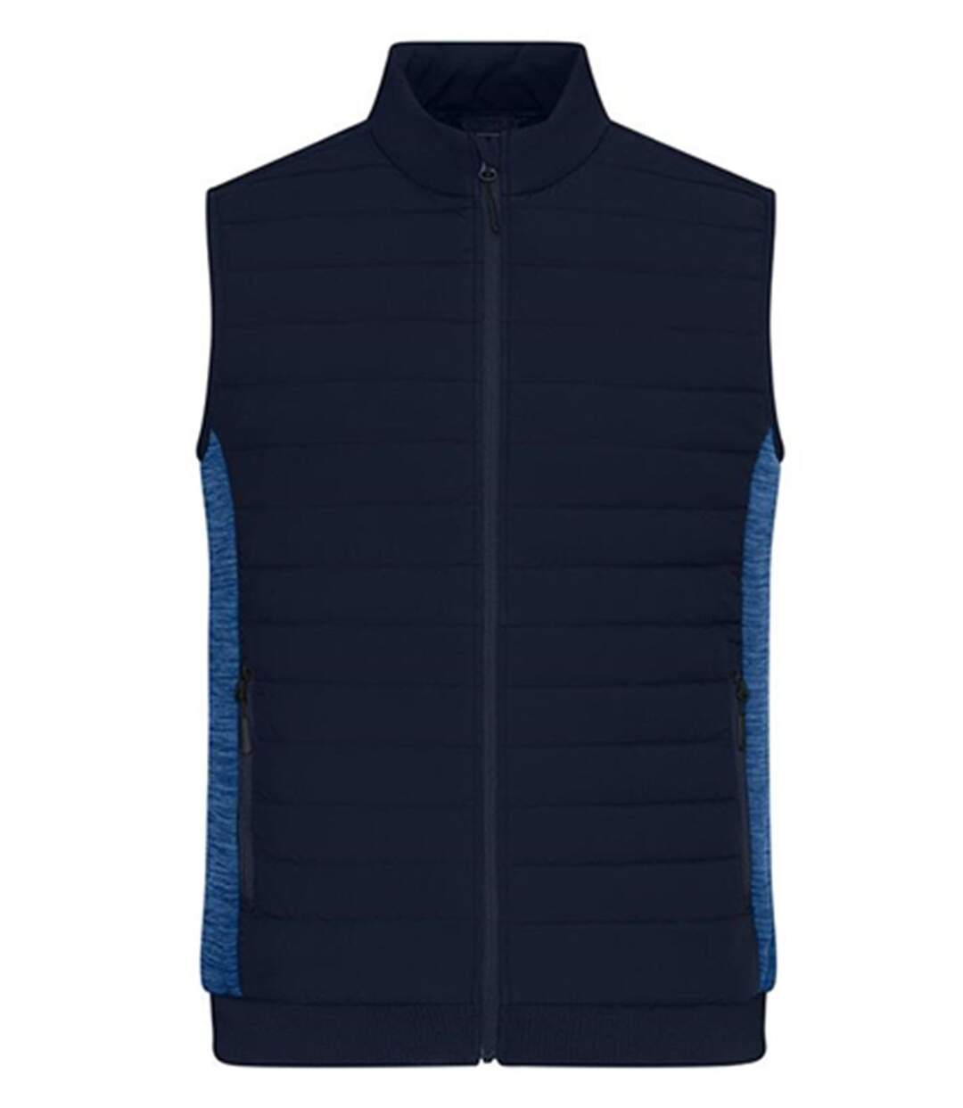 Bodywarmer de travail matelassé - Homme - JN1864 - bleu marine et bleu roi