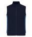 Bodywarmer de travail matelassé - Homme - JN1864 - bleu marine et bleu roi