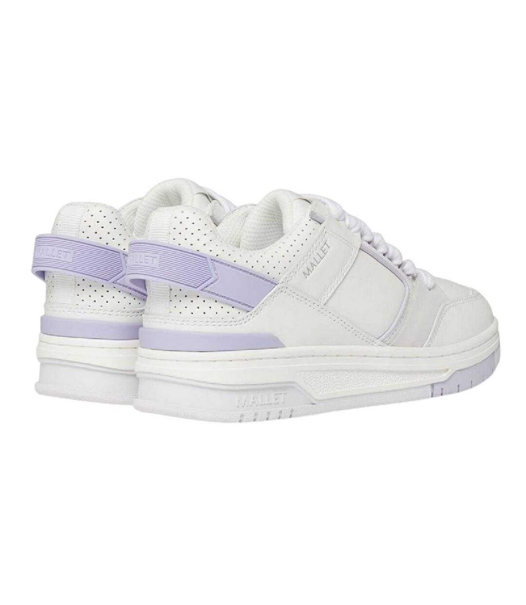 Baskets Compton Femme Blanc Lilas Mallet-2