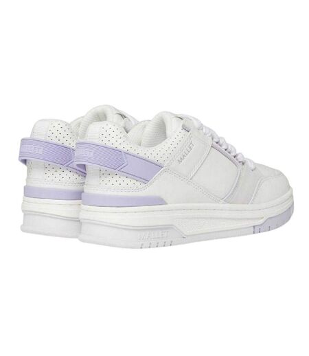 Baskets Compton Femme Blanc Lilas Mallet