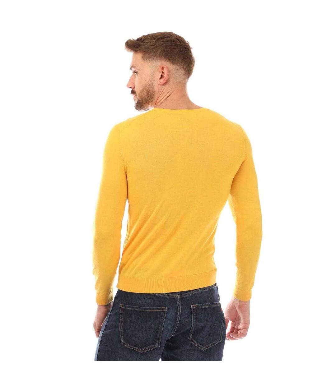 Pull Homme Jaune Boss-3