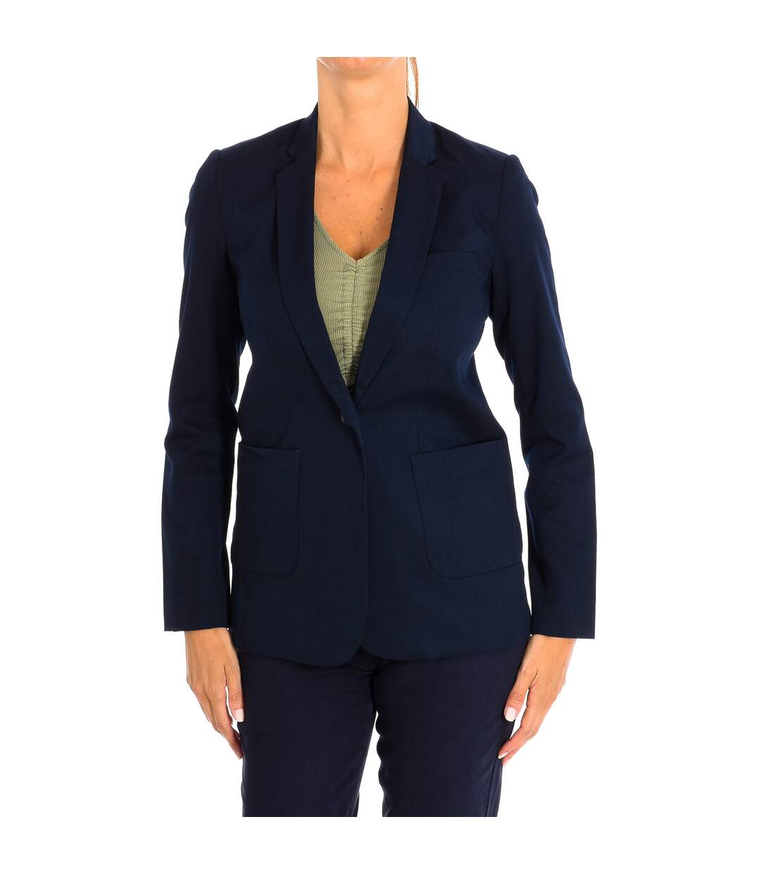 Long sleeve slim fit blazer 9062 woman-1