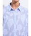Chemisier long coton rayures et jacquard-4