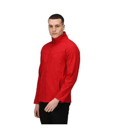 Uproar Veste Softshell Coupe-vent Homme Rouge Classique Gris Regatta