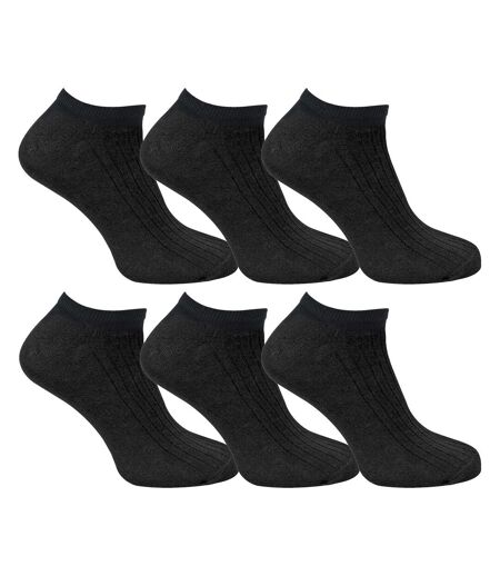 12 Pack Mens 100% Cotton Trainer Socks