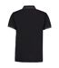 Kustom Kit Mens Tipped Classic Polo Shirt (Black/Charcoal) - UTRW9587
