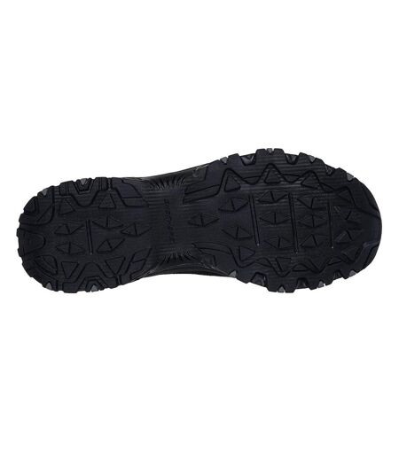 Womens/ladies Sunapee Rugged Leather Boots Black Skechers