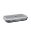 Kolapso silicone collapsible lunch box one size stone grey MidOcean-3