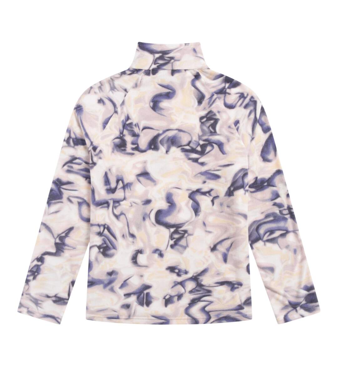 Womens Prague Lightweight Travel Fleece Dark Blue Animal-3