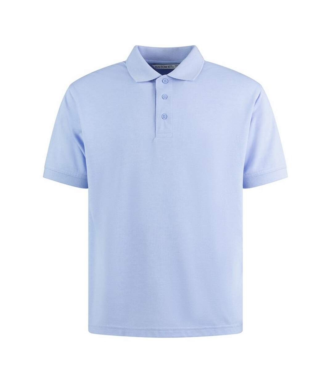 Polo klassic homme bleu clair chiné Kustom Kit