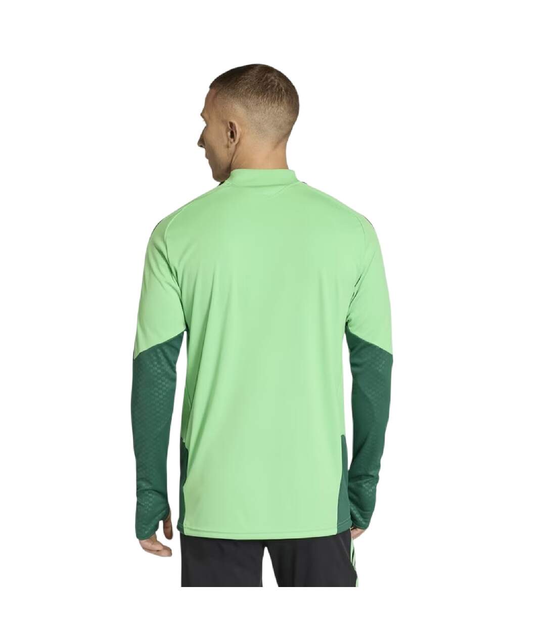 Haut De Survêtement Manches Longues Motif/style Mexique Homme Vert Blanc Adidas-3