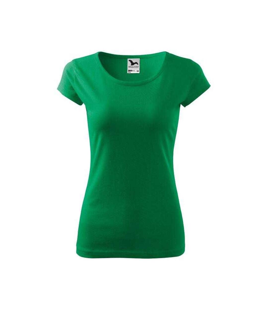 T-shirt Pure Femme Vert Gazon Malfini-1