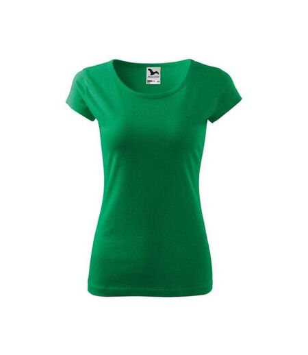 T-shirt Pure Femme Vert Gazon Malfini