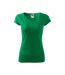 T-shirt Pure Femme Vert Gazon Malfini-1