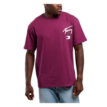 T-shirt Bordeaux Homme Tommy Hilfiger Graffiti - L