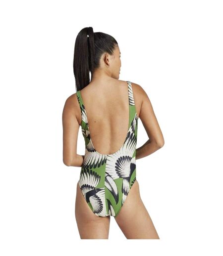 Maillot De Bain 1 Pièce Motif/style Toucan Farm Rio Femme Vert Adidas
