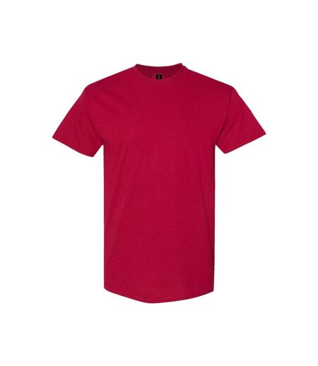 Mens Heavy Cotton T-shirt Cardinal Red Gildan