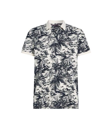 Polo Homme Rose Foncé Violet Imprimé Tommy Hilfiger