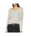Pull beige femme vila novy-1