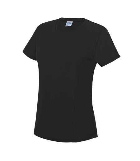 T-shirt Sport Femmes Noir AWDis