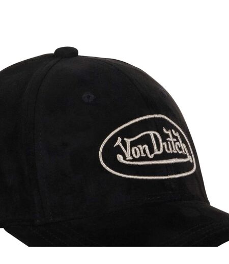 Casquette baseball en suedine Black Vondutch