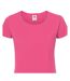 Womens/ladies Iconic 190 T-shirt Fuchsia Fruit Of The Loom-2