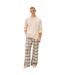 Ensemble De Pyjama Long Homme Crème Tartan Tommy Hilfiger-4