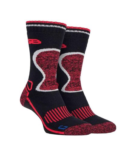 2 Pr Chaussettes Randonnée Homme Renforcées Laine