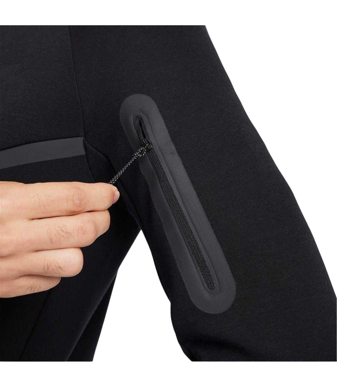 Veste À Capuche Motif/style Chevron Tech Homme Noir Nike-3