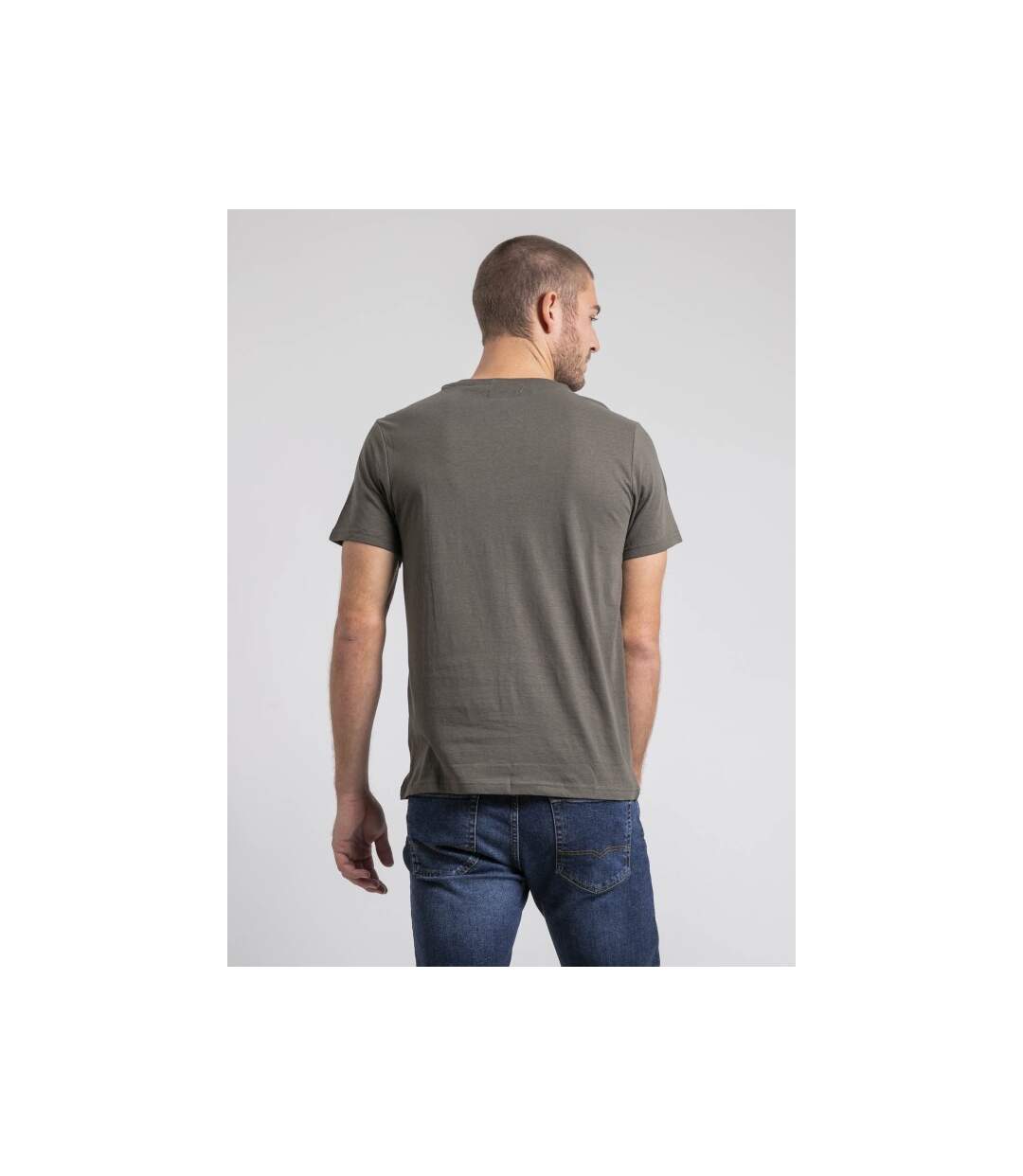 T-shirt col rond pur coton JIROBIN-2