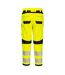 Womens/ladies Pw3 Modaflame Hi-vis Work Trousers Yellow Black Portwest-3
