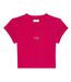 T-shirt Court Motif/style Logo Femme Rose Calvin Klein-2
