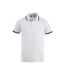 Clique Unisex Adult Amarillo Polo Shirt (White) - UTUB387
