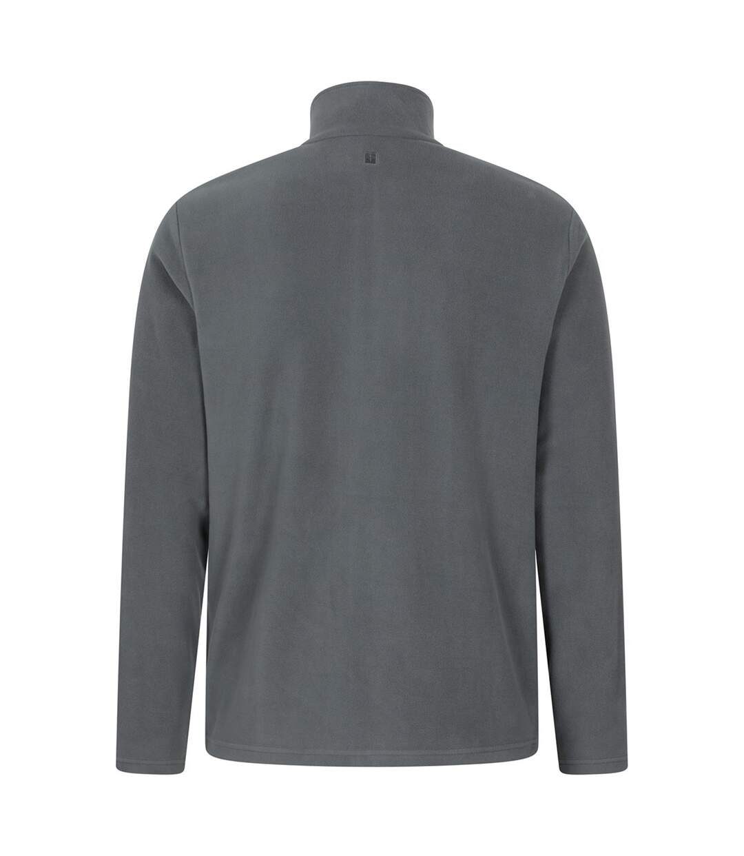 Mens Raso Full Zip Fleece Top Dark Grey Mountain Warehouse-3