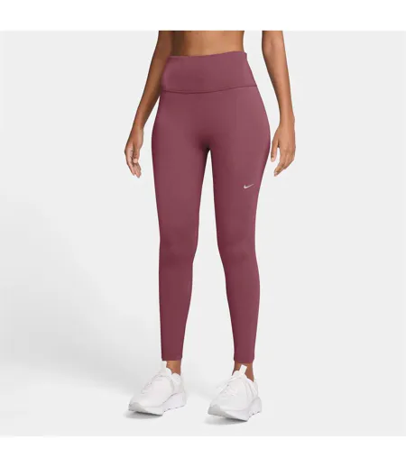 Womens/ladies Tempo High Waist 7/8 Leggings Pink Smoke Nike