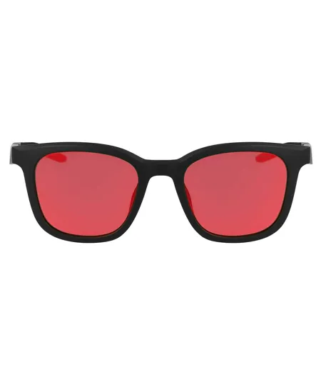 Square Everyday Sunglasses One Size Black Red Nike